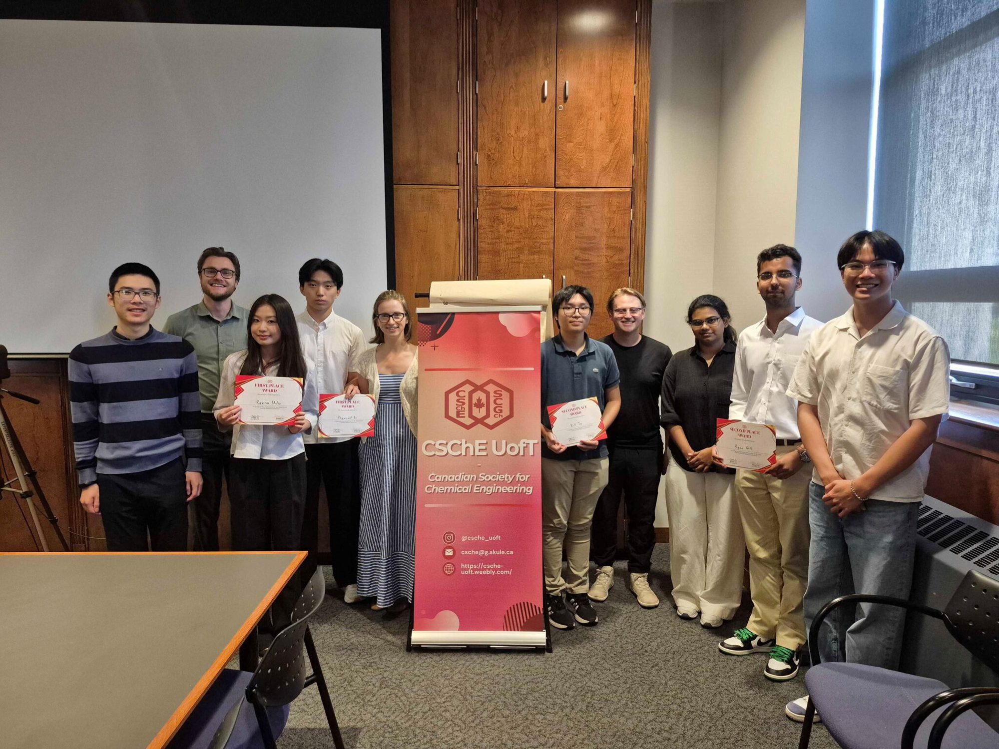 Presenters, judges and organizers of the 2026 CSChE U of T Summer Research Symposium